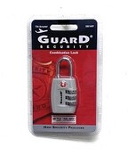 Wholesale - 3-DIAL SILVER COMBINATION LOCK C/P 72, UPC: 749694551473